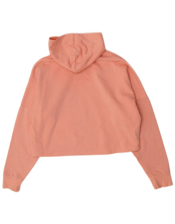Suéter Puma feminino Crop Graphic com capuz 13-14 anos algodão rosa