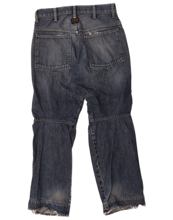 Jeans retos masculinos G-Star W30 L30 algodão azul