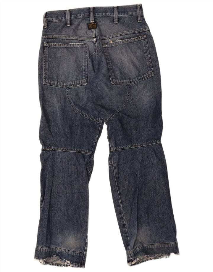 Jeans retos masculinos G-Star W30 L30 algodão azul