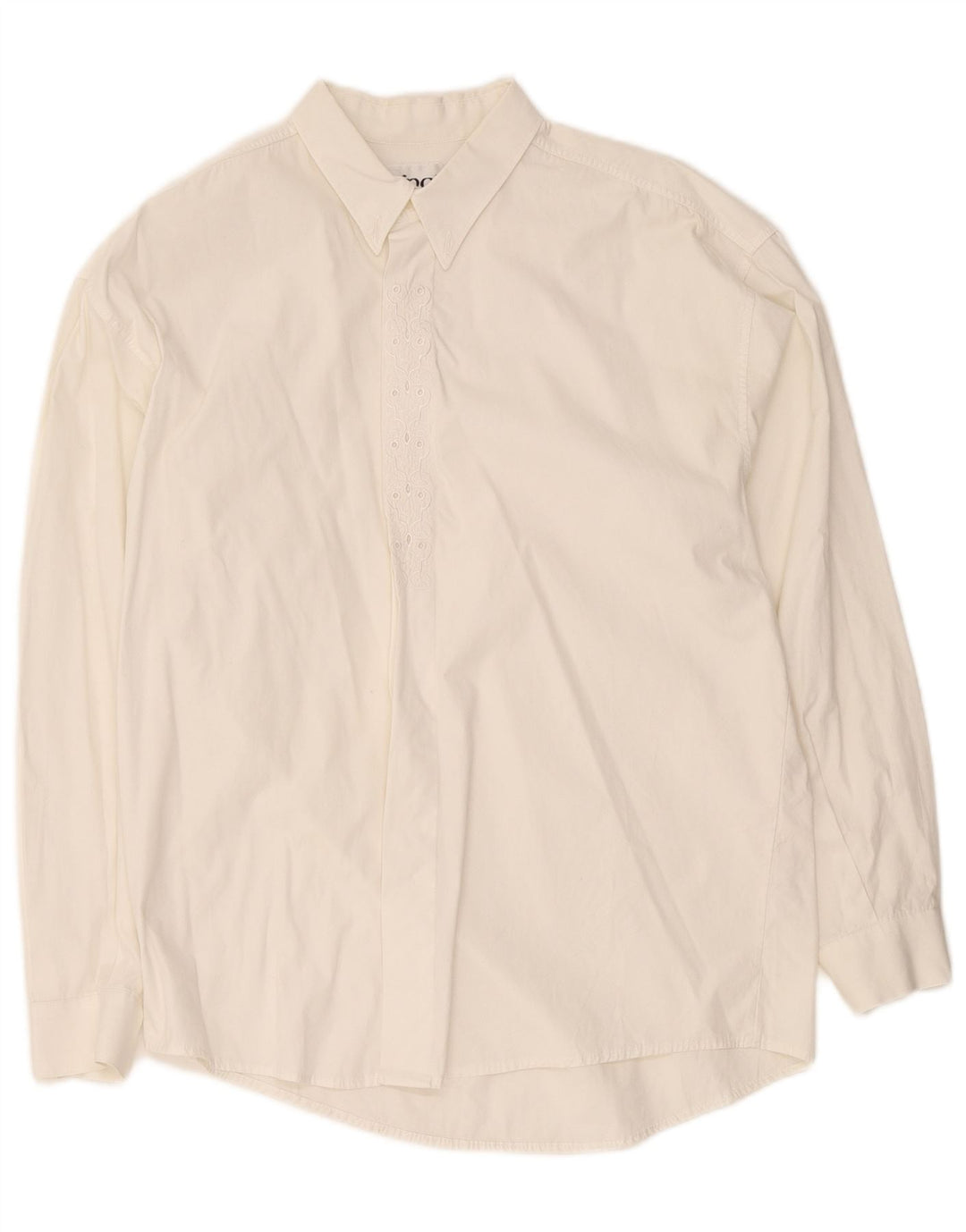 Camisa masculina Tipo'S de algodão branco médio