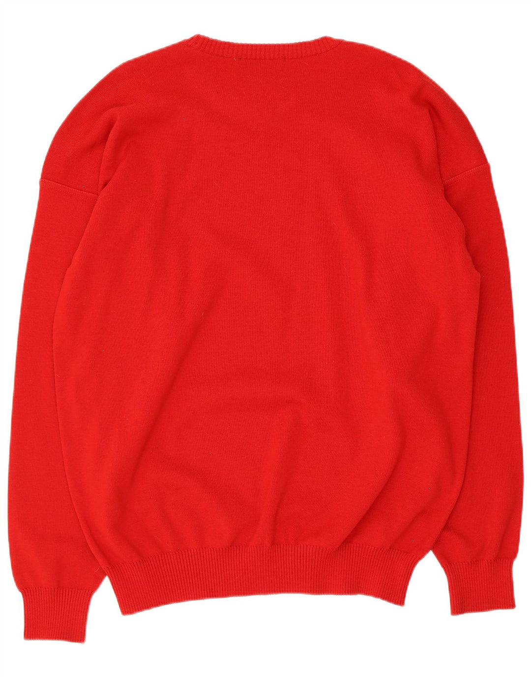 Suéter masculino Amerigo Vespucci com gola redonda XL de lã vermelha