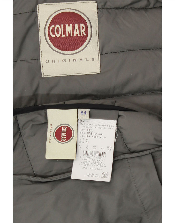 Jaqueta masculina acolchoada com capuz Colmar EU 54 grande poliéster preto