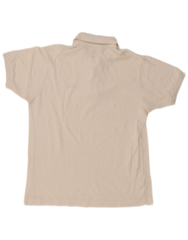 Camisa polo masculina Lacoste Classic Fit tamanho 5 grande algodão branco