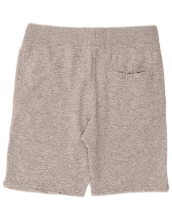 Shorts esportivos masculinos da Crew Clothing, algodão manchado cinza grande