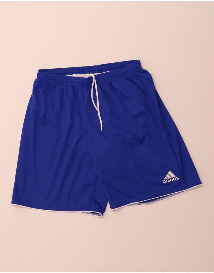 ADIDAS Masculino Climalite Sport Shorts Grande Azul Poliéster