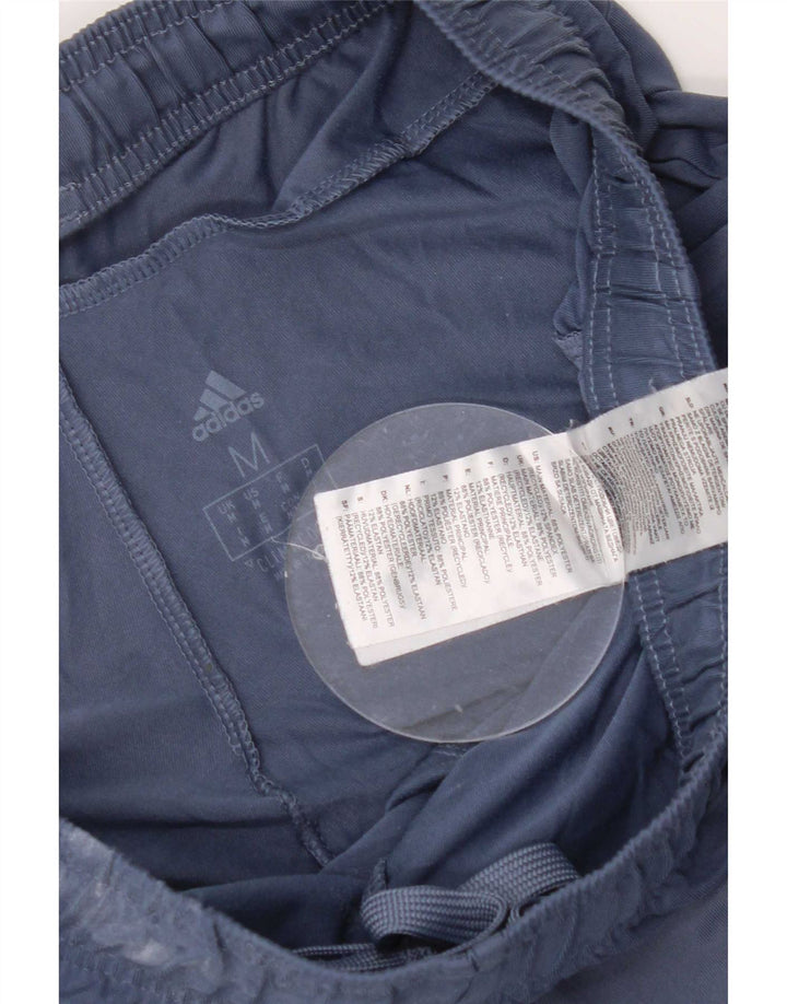 Adidas Womens Climacool Sport Shorts UK 12 Médio Azul Marinho Poliéster