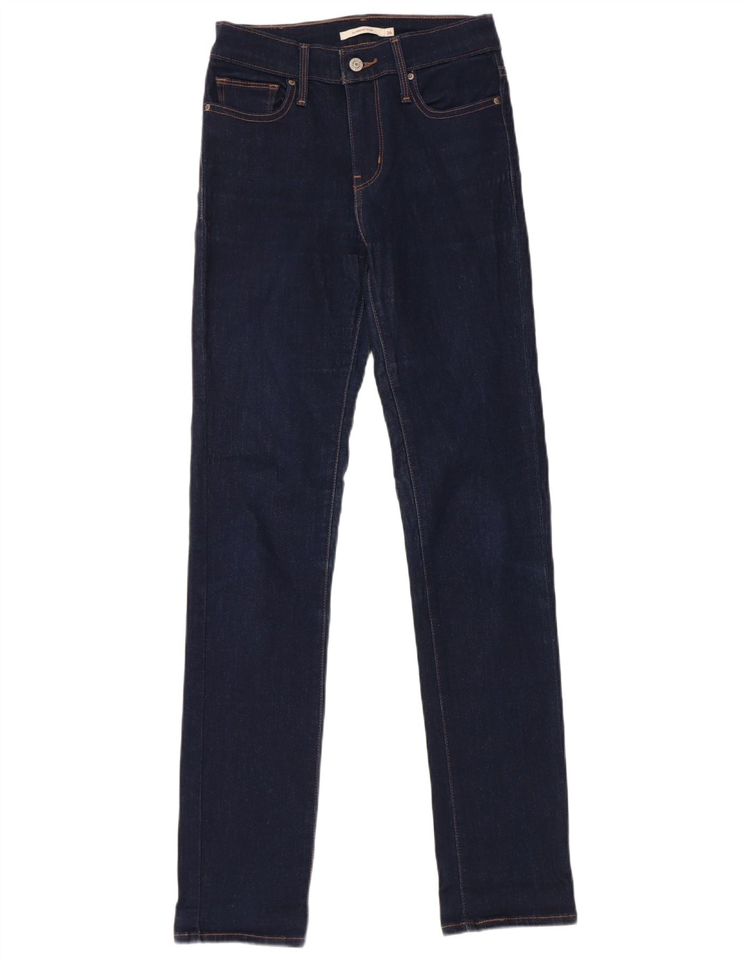 Calça jeans feminina Levi's Slimming Slim W26 L32 azul marinho algodão