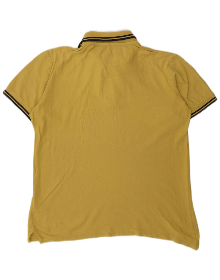 MARLBORO CLASSICS Camisa polo masculina country clássica algodão amarelo médio