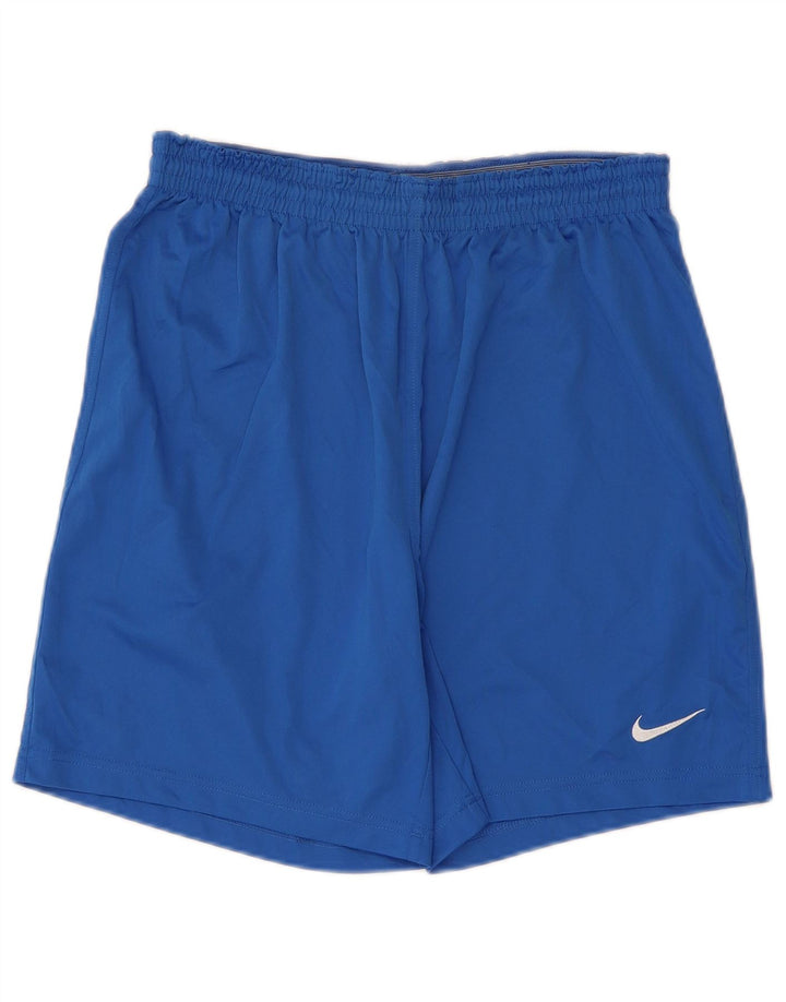 Shorts esportivos masculinos Nike médio azul