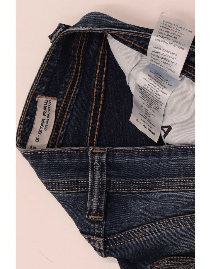 G-Star Masculino Bronson Slim Jeans W34 L29 Azul Algodão