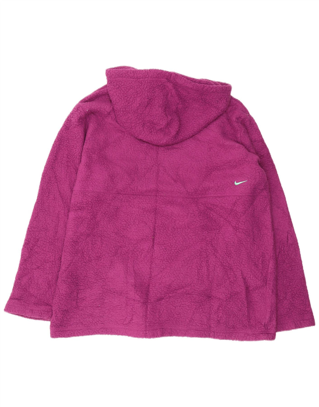 Jumper de lã com capuz feminino NIKE Therma-Fit UK 18 XL roxo poliéster