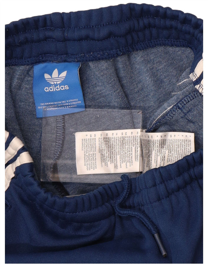 ADIDAS Mens Calças de treino Joggers Médio Azul Marinho Poliéster