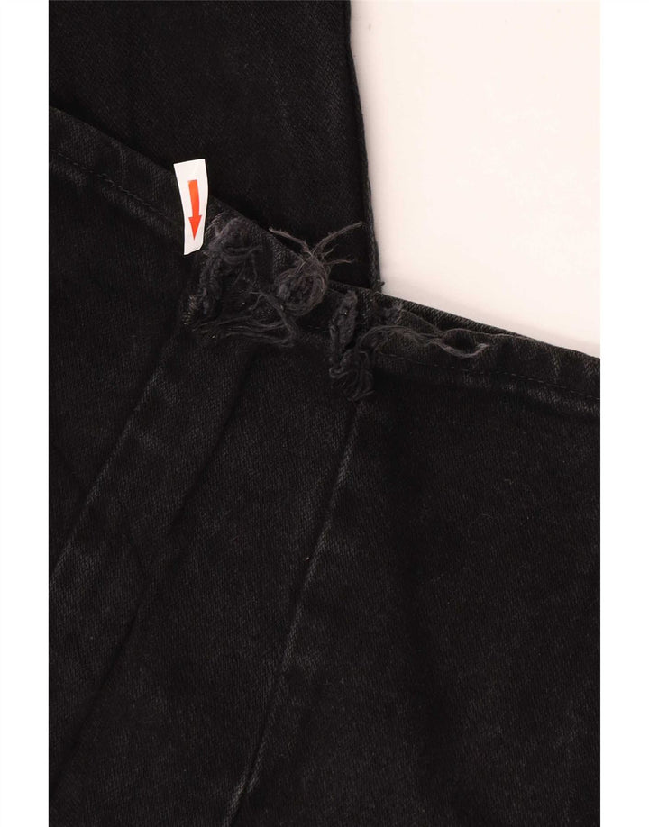 Jeans retos femininos Wrangler W31 L34 algodão preto