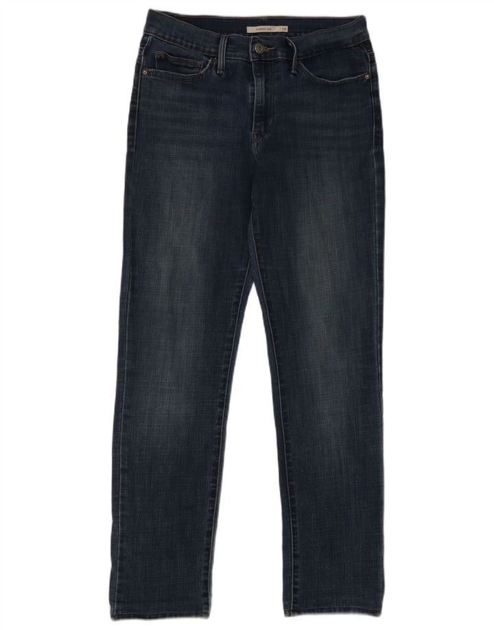Calça jeans feminina Levi's Slimming Slim W28 L28 azul marinho algodão