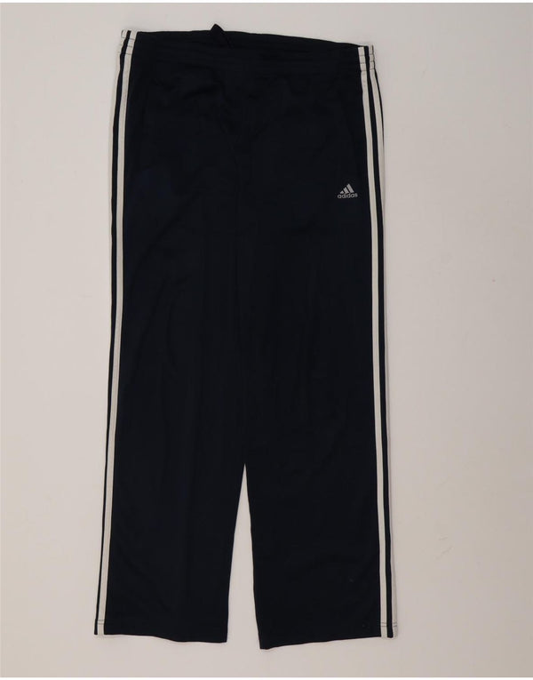 Calça de treino masculina Adidas Clima 365 poliéster azul marinho médio