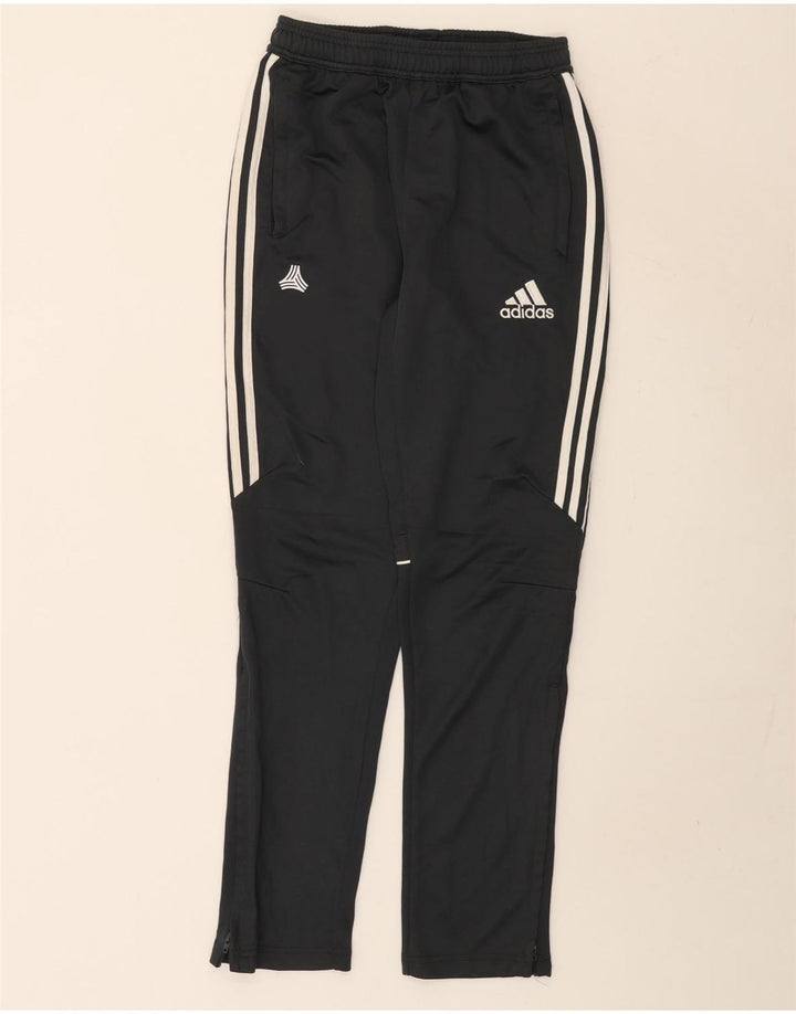 Calças de treino Adidas Boys Climacool 13-14 anos cinza poliéster
