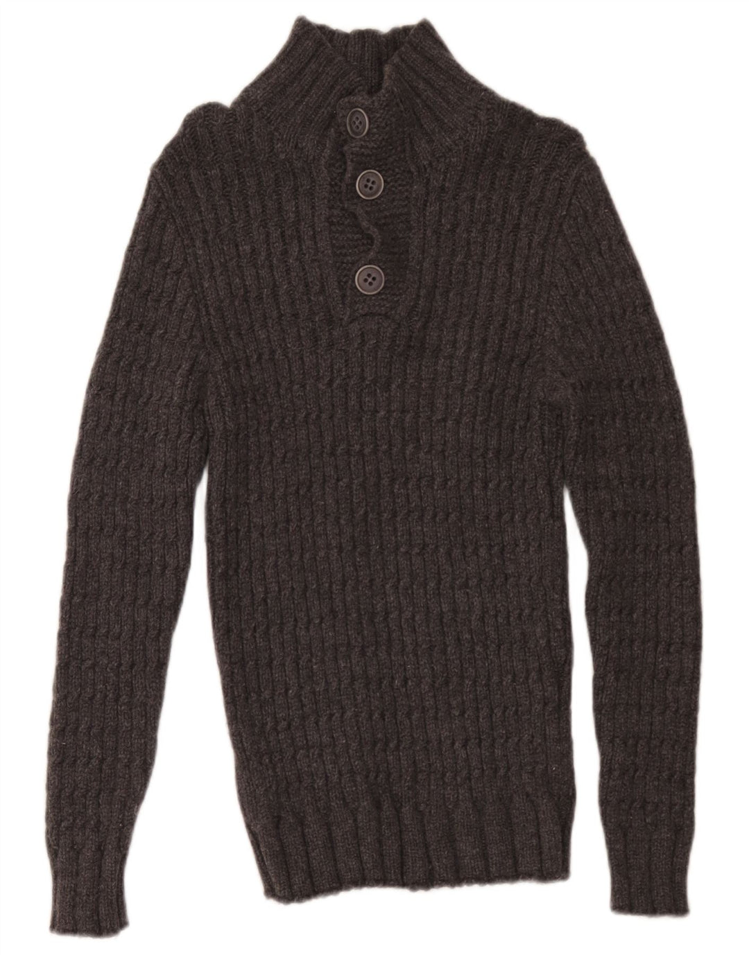 Suéter masculino Alpha Massimo Rebecchi com gola redonda IT 48 cinza médio