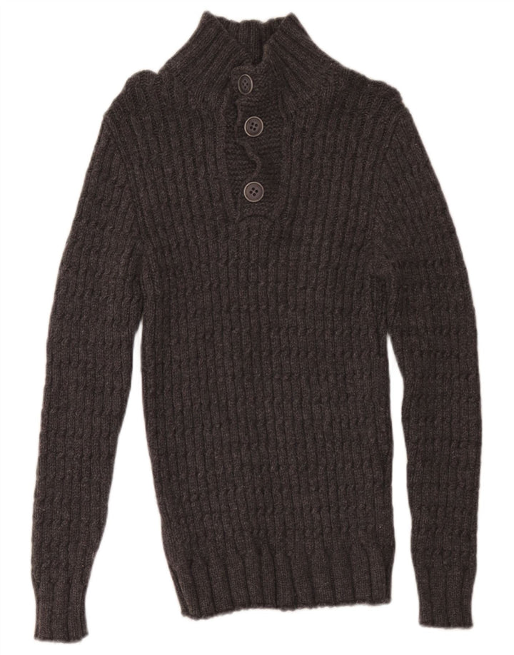 Suéter masculino Alpha Massimo Rebecchi com gola redonda IT 48 cinza médio