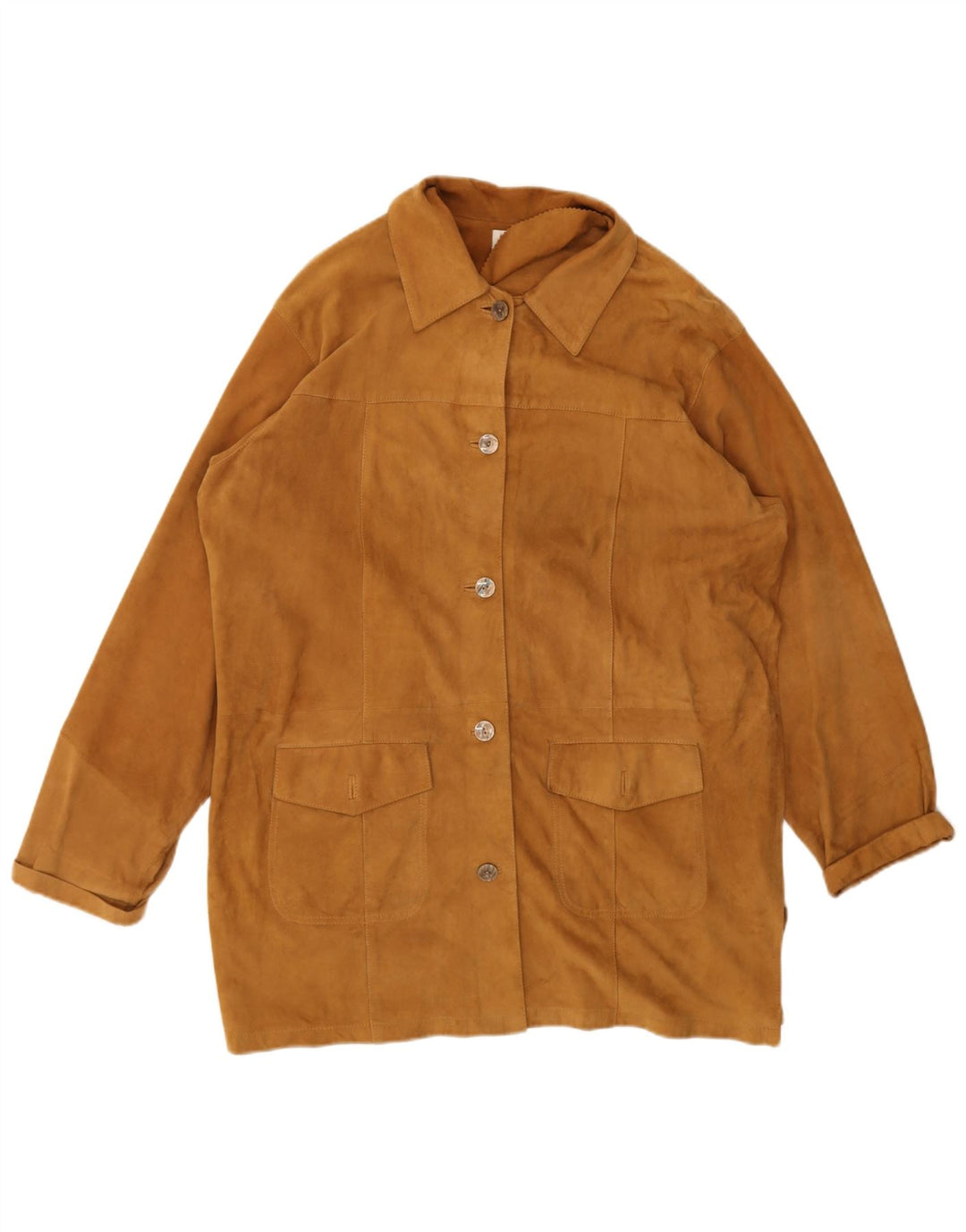 Jaqueta feminina vintage de camurça IT 50 XL marrom