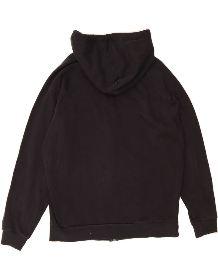 UNDER ARMOUR Mens Cold Gear Zip Hoodie Sweater Medium Navy Blue Cotton Vintage Under Armour and Second-Hand Under Armour from Messina Hembry 