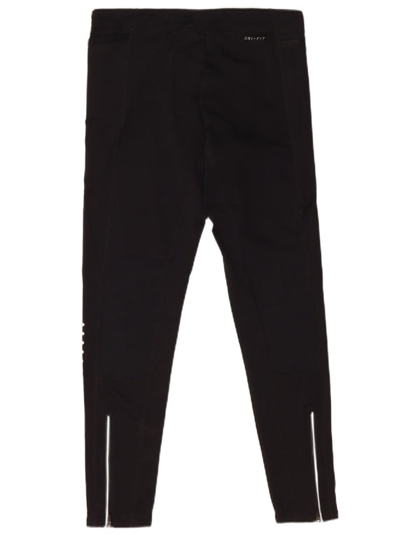 Calça de treino feminina Nike Dri Fit UK 14 poliéster preto médio