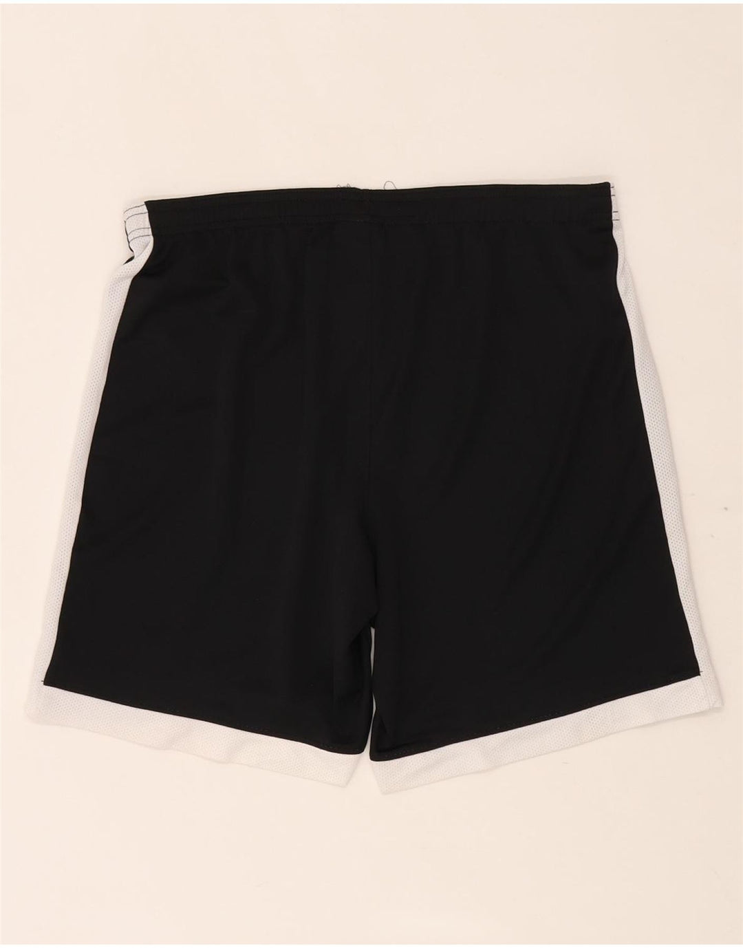 Shorts esportivos masculinos Nike médio preto colorblock poliéster