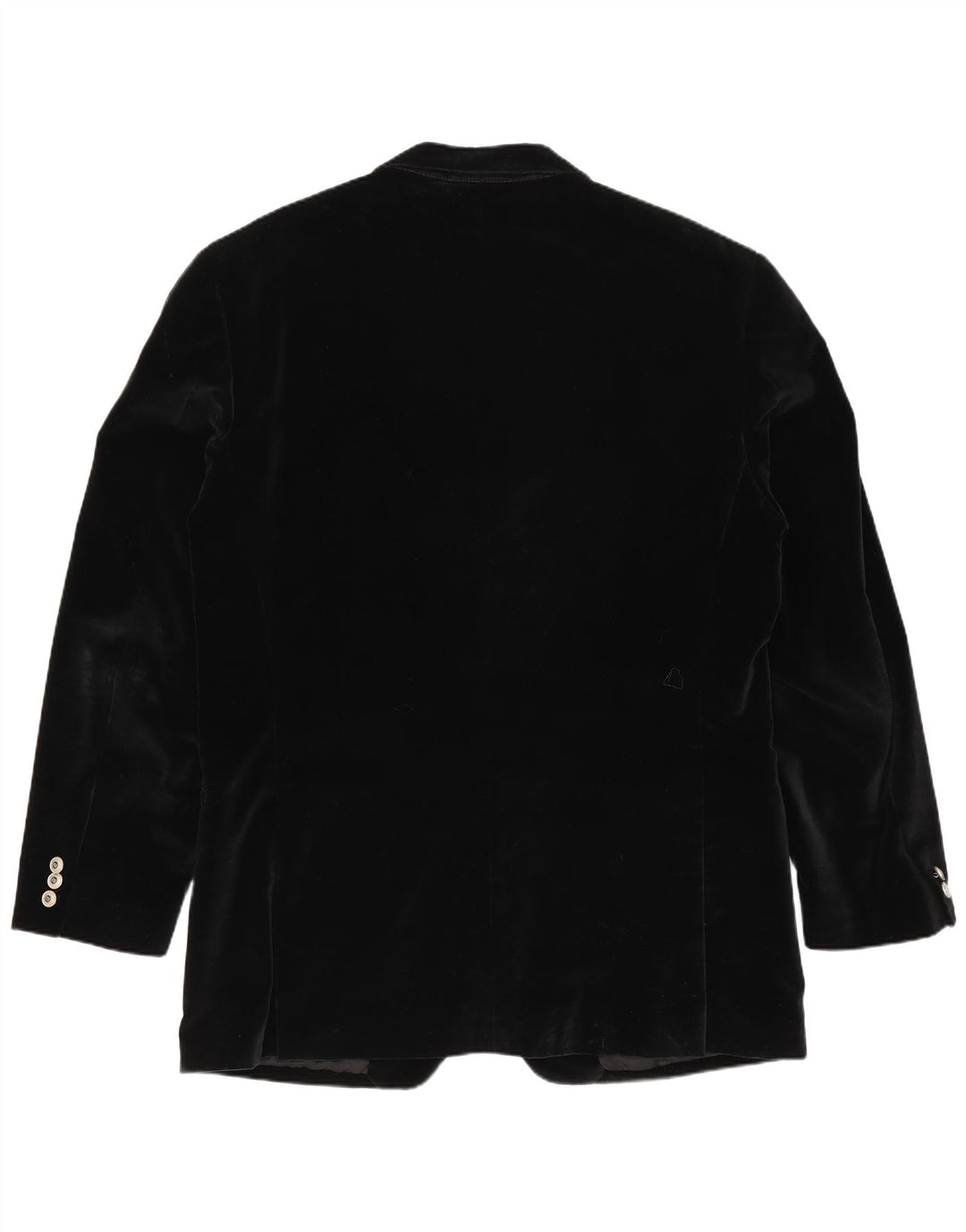 Versace Jaqueta blazer masculina de veludo com 4 botões IT 52 XL algodão preto