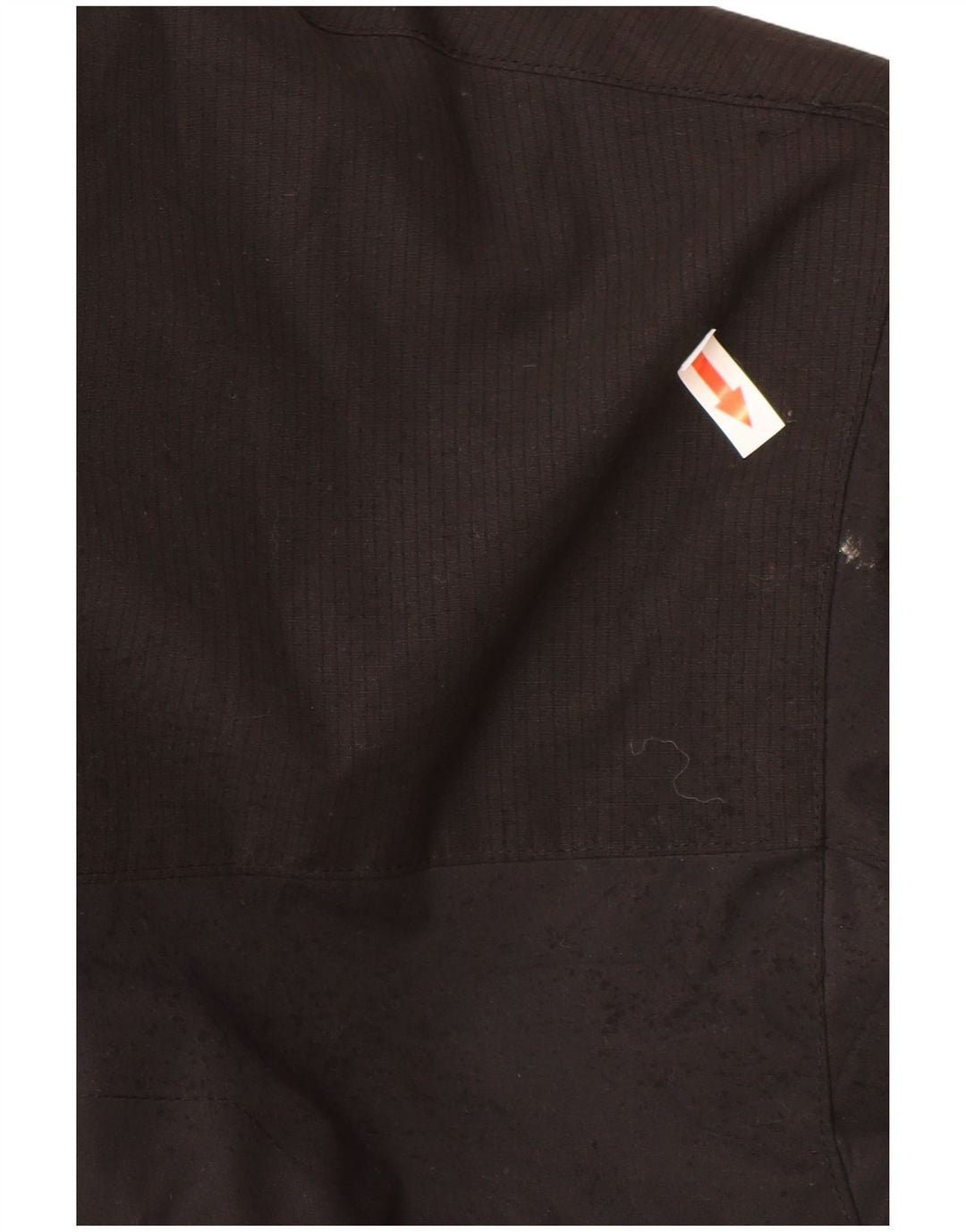 Jaqueta Parka masculina vintage com capuz UK 38 nylon preto médio