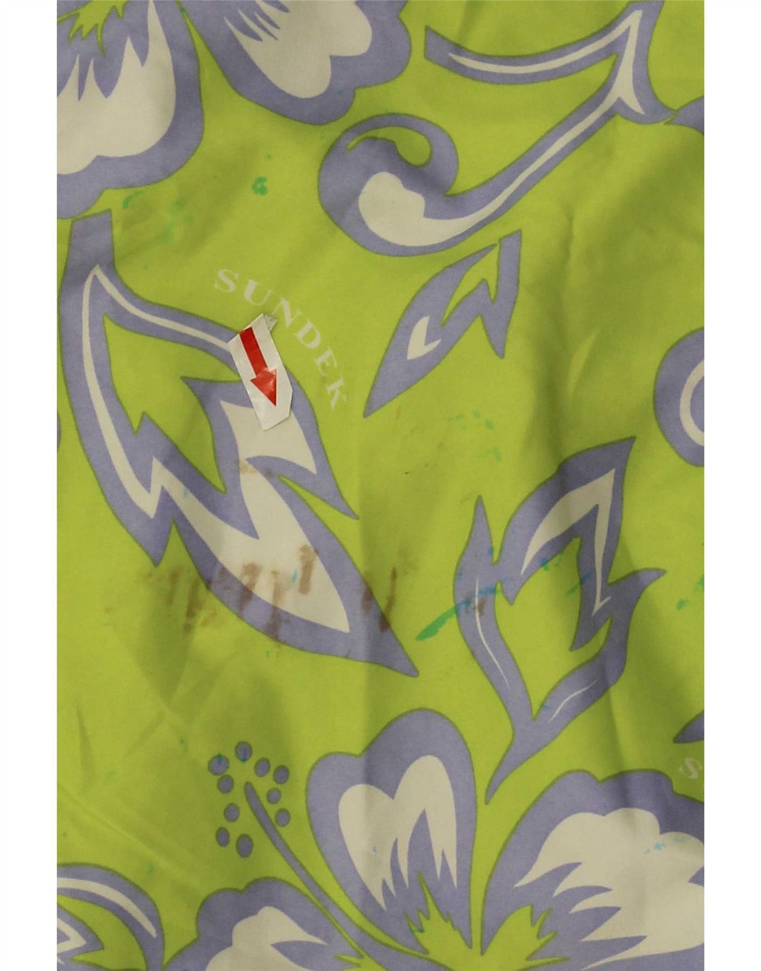 Shorts de natação masculino Sundek XL poliéster floral verde