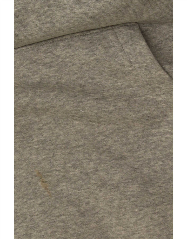 Suéter com capuz gráfico masculino Nike grande algodão cinza