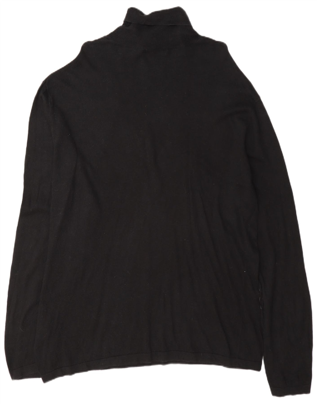 Suéter masculino Nautica com gola redonda 2XL algodão preto