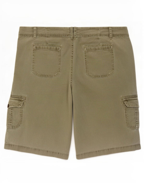 American Eagle Outfitters Shorts cargo feminino stretch W38 XL algodão cáqui