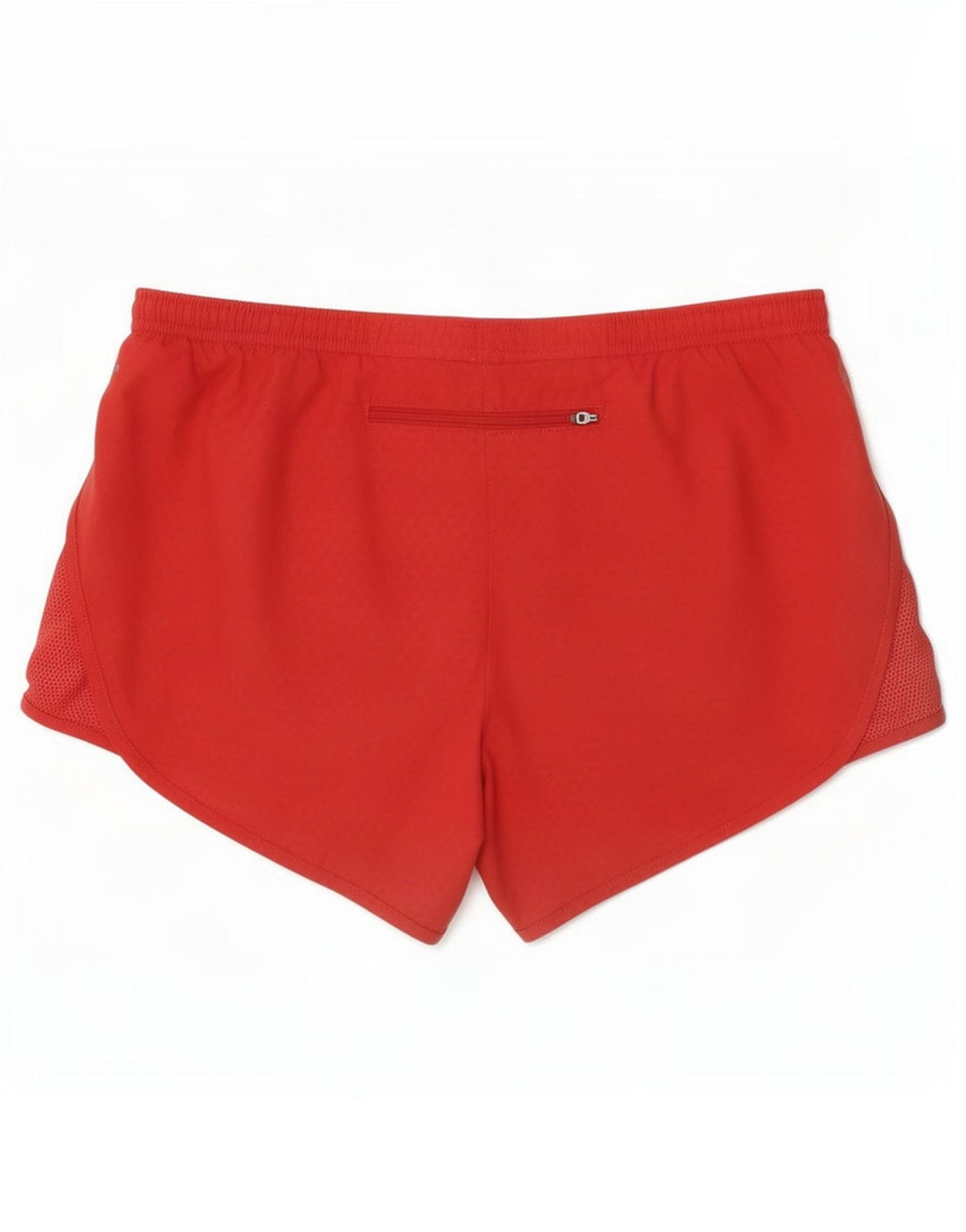 Shorts esportivos femininos Nike UK 14 poliéster vermelho médio