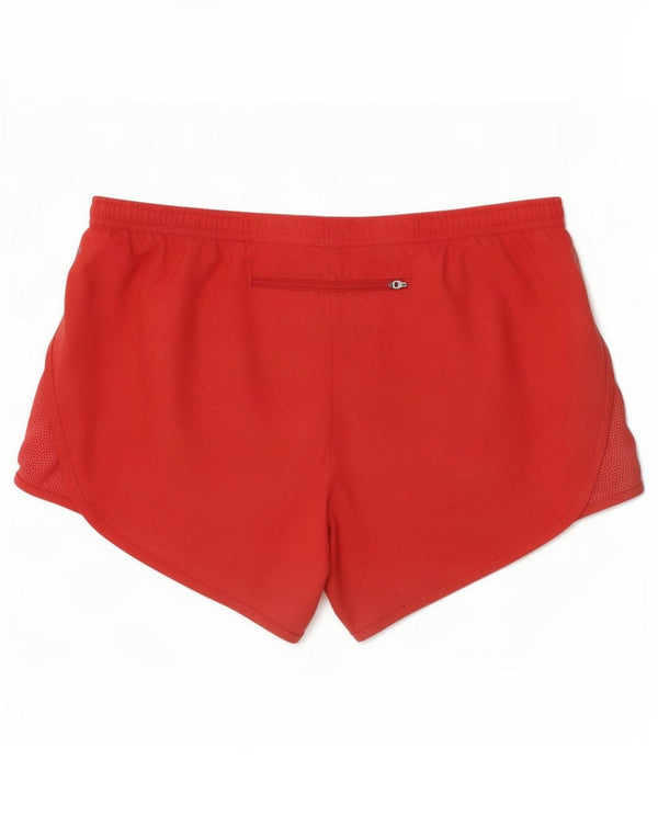 Shorts esportivos femininos Nike UK 14 poliéster vermelho médio