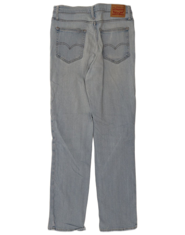 Calça jeans feminina Levi's 724 High Rise Straight W30 L30 Azul Algodão