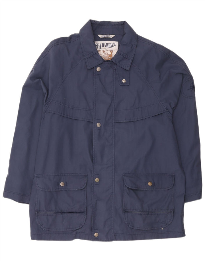 Jaqueta utilitária masculina Sea Barrier UK 40 grande azul marinho