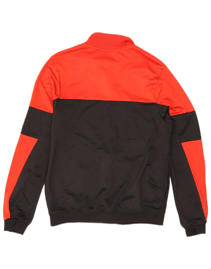 Jaqueta masculina de agasalho da Umbro, poliéster colorblock vermelho médio