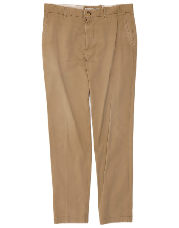 Zara Mens Slim Chino Calças EU 42 Grande W32 L29 Bege