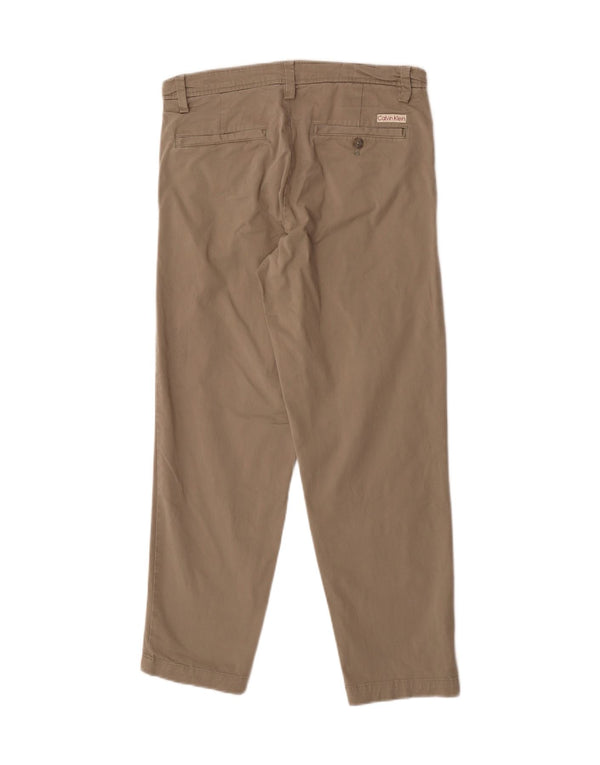 Calça Chino Cônica Masculina Calvin Klein W29 L27 Bege