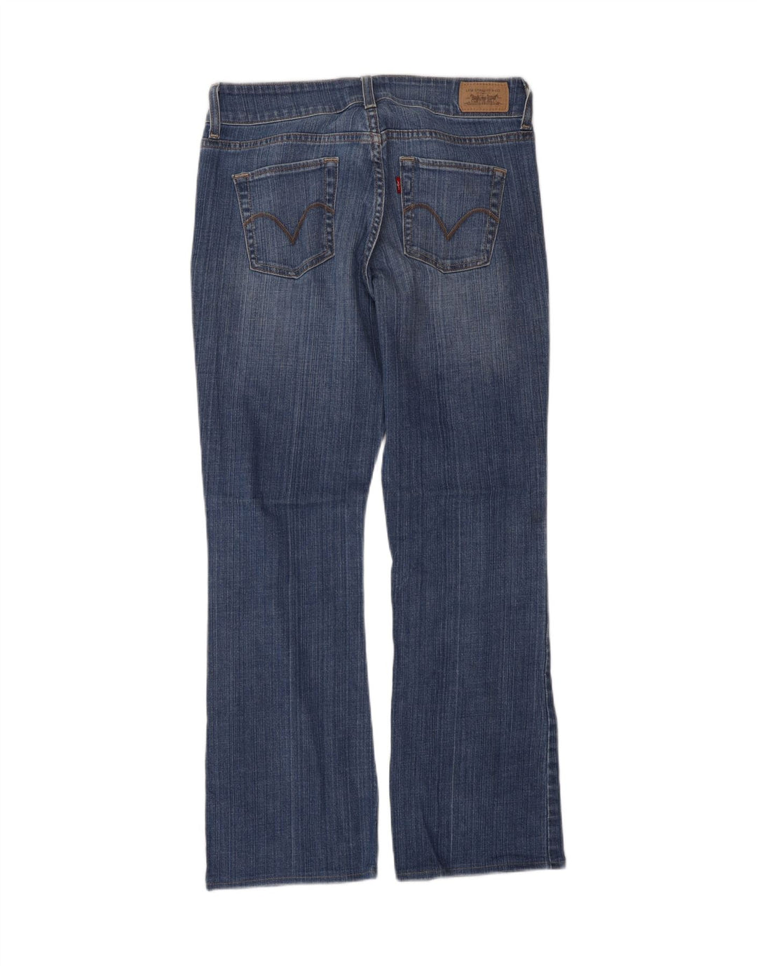 Calça jeans feminina Levi's Slender Bootcut US 6 médio W30 L30 azul algodão