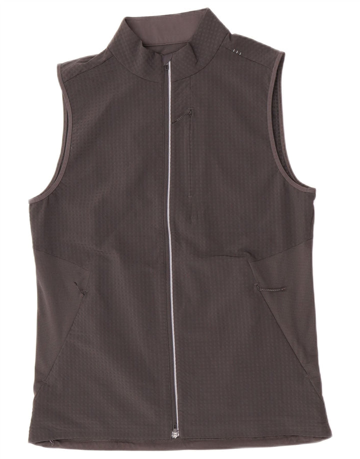 Jaqueta masculina sem mangas Lululemon cinza médio
