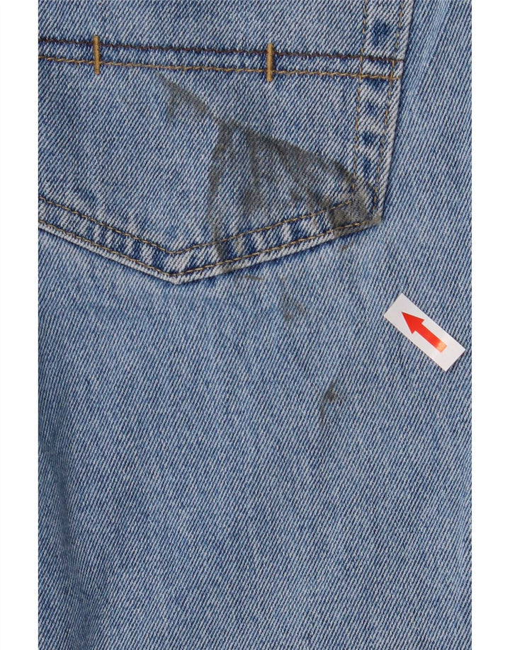 Jeans retos masculinos Marks & Spencer W32 L33 algodão azul