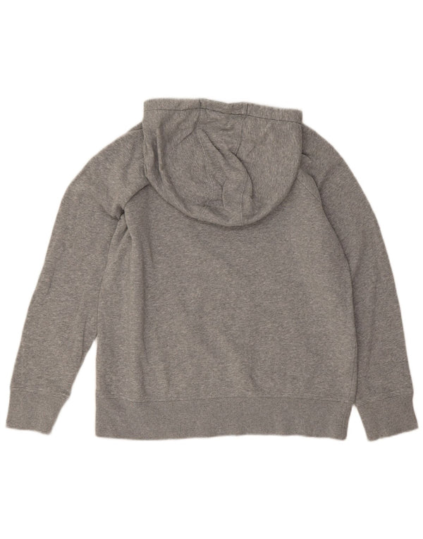 Under Armour feminino gráfico oversized moletom com capuz UK 6 XS cinza manchado