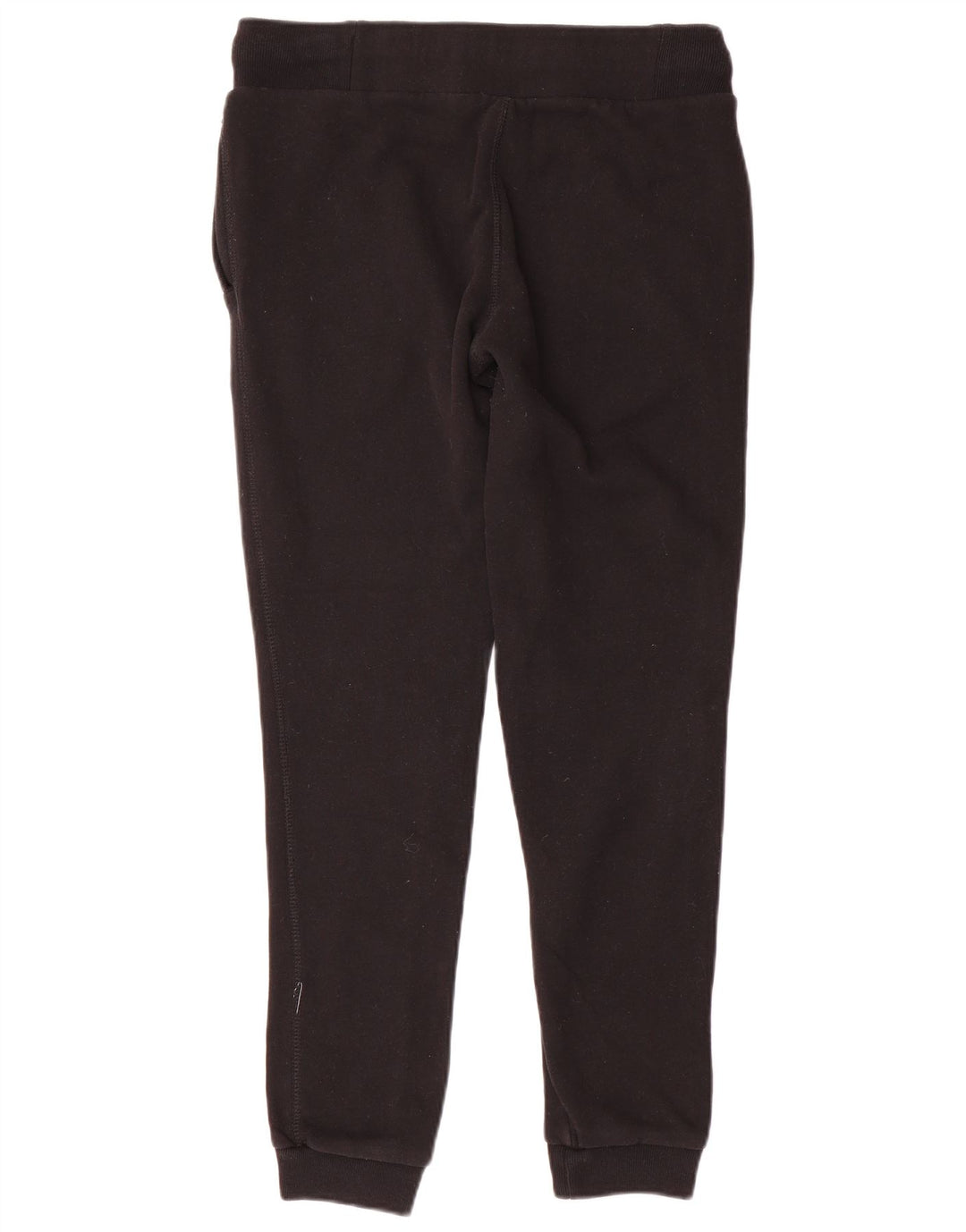 Calça esportiva feminina SUPERDRY com estampa gráfica e joggers UK 6 XS algodão preto