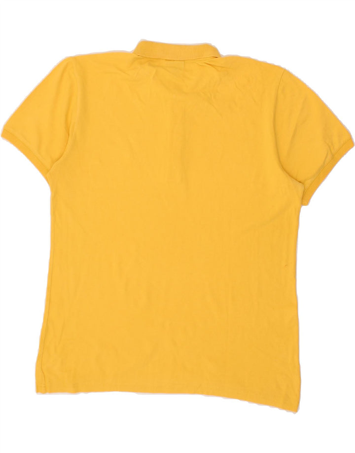 MARLBORO CLASSICS Mens Polo Shirt Large Yellow Cotton Vintage Marlboro Classics and Second-Hand Marlboro Classics from Messina Hembry 