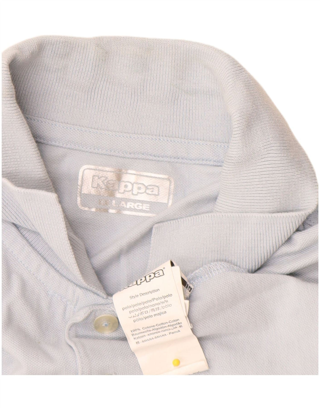 Camisa polo masculina Kappa 2XL algodão azul