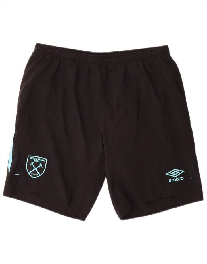 Umbro Mens Sport Shorts Médio Poliéster Preto