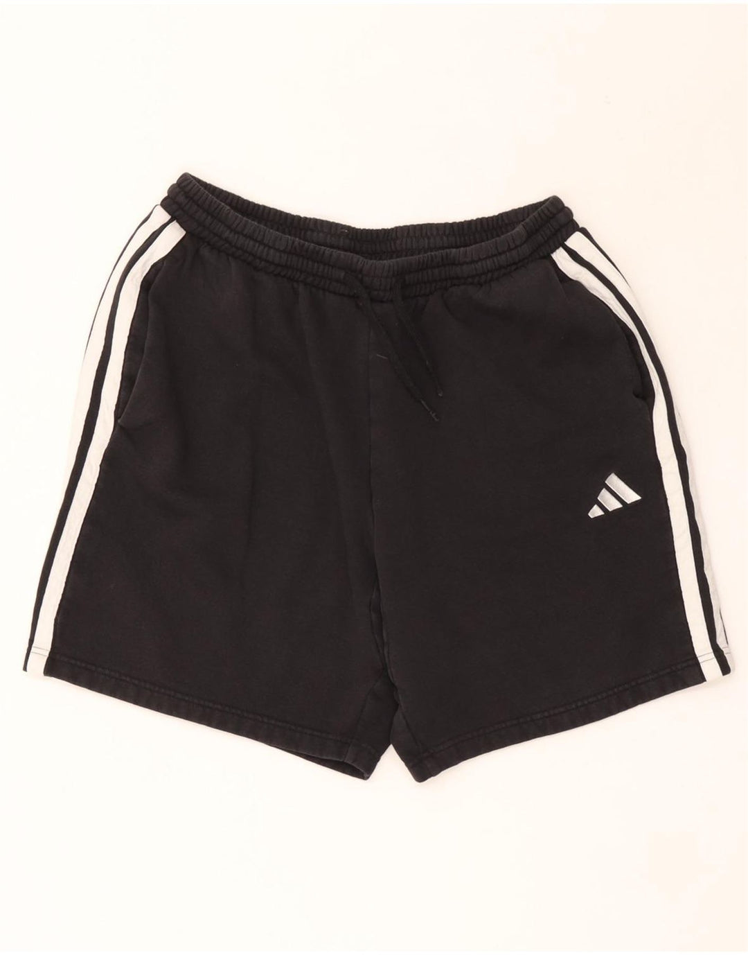 Adidas Mens Sport Shorts Grande Algodão Preto