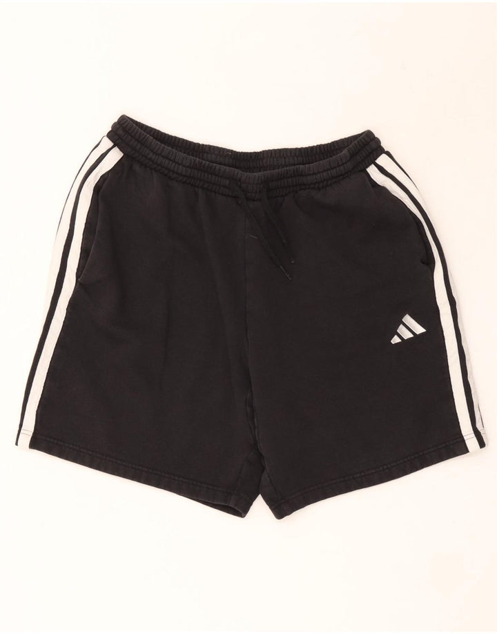 Adidas Mens Sport Shorts Grande Algodão Preto