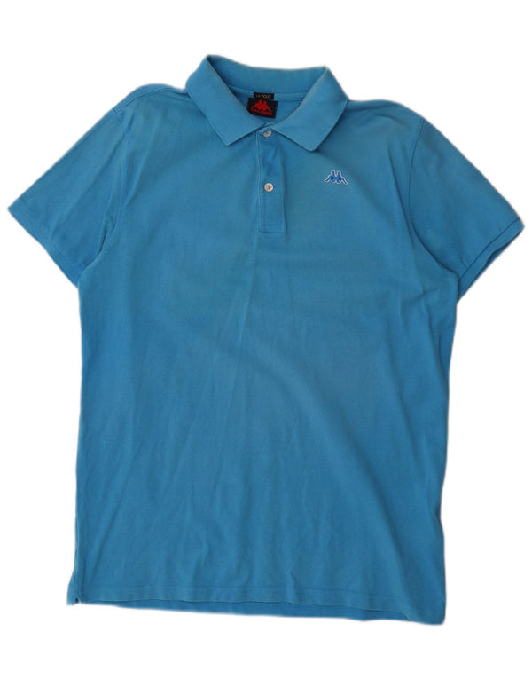 Camisa polo masculina Kappa XL algodão azul